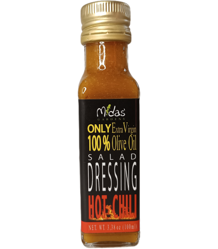 HOT CHILI Salad Dressing with ONLY Extra Virgin Olive Oil