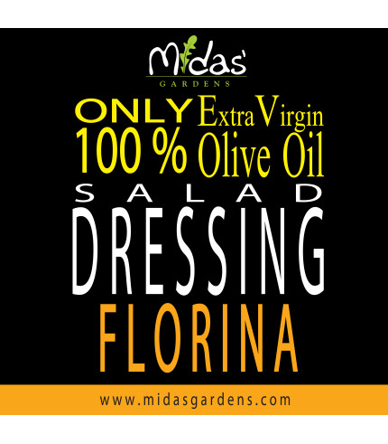 FLORINA Salad Dressing with ONLY Extra Virgin Olive Oil