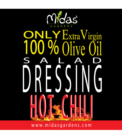 HOT CHILI Salad Dressing with ONLY Extra Virgin Olive Oil