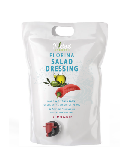 Salad Dressing EVOO – FLORINA – 3L Pouch (HoReCa)