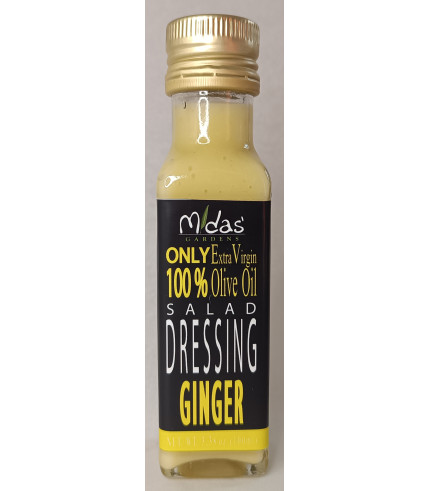 GINGER Salad Dressing with ONLY Extra Virgin Olive Oil
