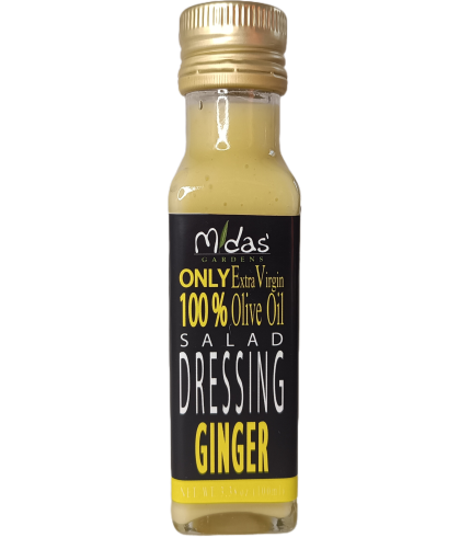 GINGER Salad Dressing with ONLY Extra Virgin Olive Oil