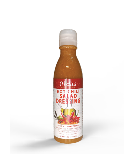 Salad Dressing Midas Gardens EVOO – HOT CHILI – 250ml PET Bottle