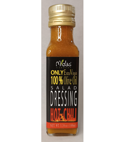 HOT CHILI Salad Dressing with ONLY Extra Virgin Olive Oil