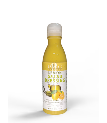 Salad Dressing Midas Gardens EVOO – LEMON – 250ml PET Bottle