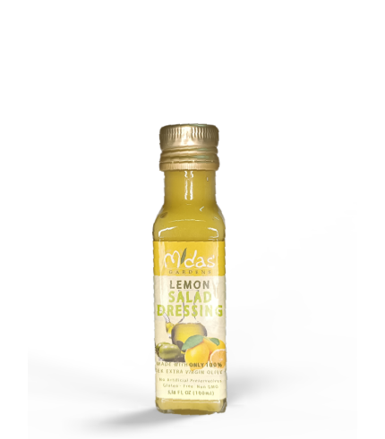 Salad Dressing EVOO – LEMON – 100ml Glass Bottle