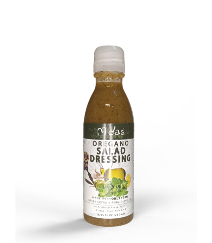 Salad Dressing Midas Gardens EVOO – OREGANO – 250ml PET Bottle