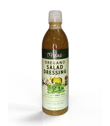 Salad Dressing EVOO – OREGANO – 500ml PET Bottle (HoReCa)