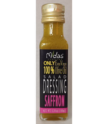 SAFFRON Salad Dressing with ONLY Extra Virgin Olive Oil