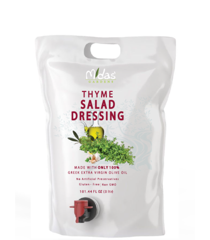 Salad Dressing EVOO – THYME – 3L Pouch (HoReCa)