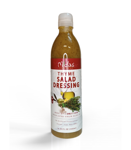 Salad Dressing EVOO – THYME – 500ml PET Bottle (HoReCa)
