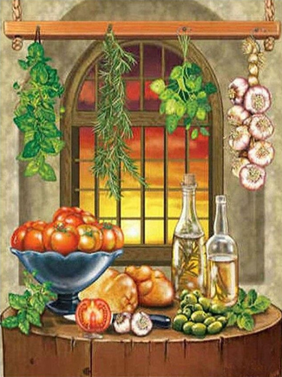 tomatoes olive oil painting
